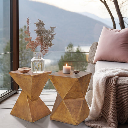 Twist Table Teak Root Shape Stool Pedestal Coffee Table.