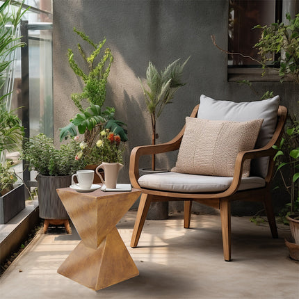 Twist Table Teak Root Shape Stool Pedestal Coffee Table.