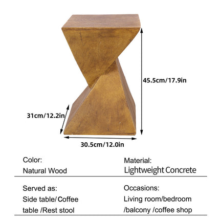 Twist Table Teak Root Shape Stool Pedestal Coffee Table.