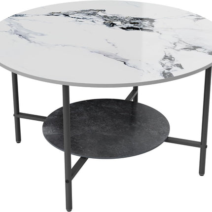 2-Tier Sintered Stone Coffee Table.