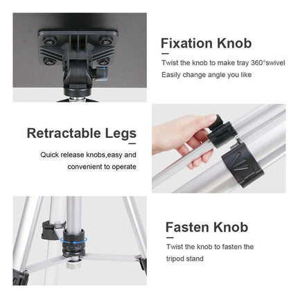 Universal Projector Tripod Laptop Floor Stand DJ Equipment Holder with Plate.
