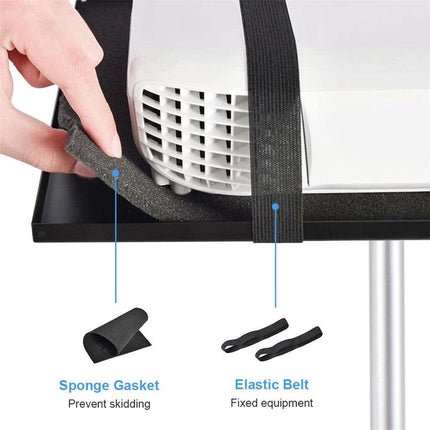 Universal Projector Tripod Laptop Floor Stand DJ Equipment Holder with Plate.