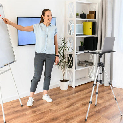 Universal Projector Tripod Laptop Floor Stand DJ Equipment Holder with Plate.
