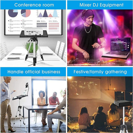 Universal Projector Tripod Laptop Floor Stand DJ Equipment Holder with Plate.