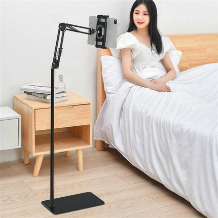360 Tablet Floor Stand Adjustable 5-12.9 Inch Overhead Phone Desktop Holder.