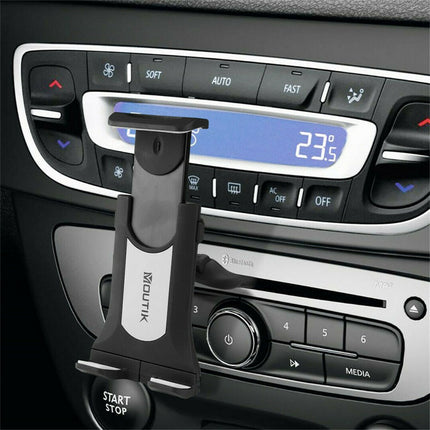 Universal Adjustable Tablet Mount Car CD Slot Holder 2in1 Fit 3.5-10.5" iPad GPS.