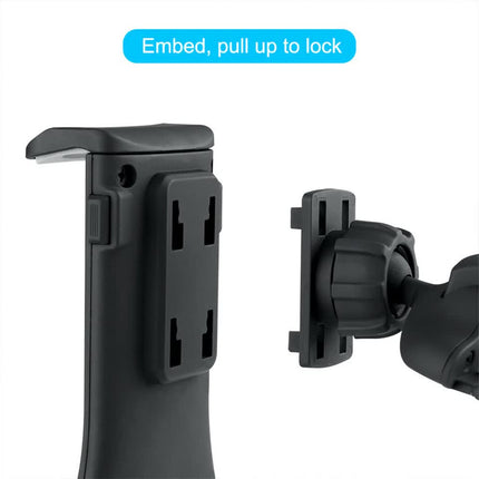 Universal Adjustable Tablet Mount Car CD Slot Holder 2in1 Fit 3.5-10.5" iPad GPS.