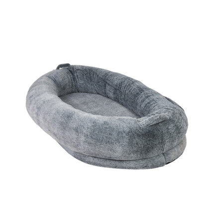Xxxl Human-Sized Dog Bed Washable Orthopedic Pet Bed Bean Bag With Soft Blanket.