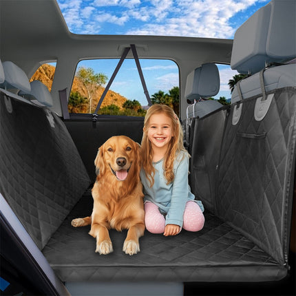 Large Dogs Back Seat Extender Waterproof Dog Hammock Car Seats with Hard Bottom.