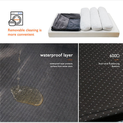 Xxxl Human-Sized Dog Bed Washable Orthopedic Pet Bed Bean Bag With Soft Blanket.