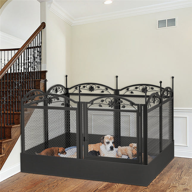 3 in 1 Dog Playpen Extra Large Dog Whelping Fence DIY Shape Garden Fence Barrier.