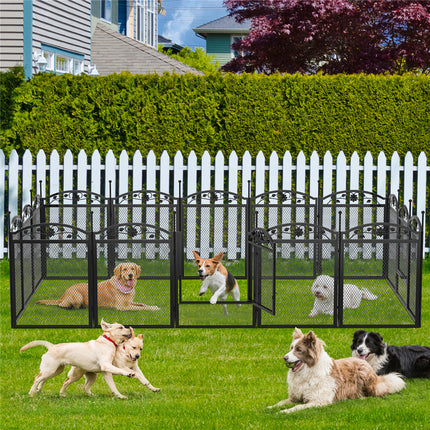 3 in 1 Dog Playpen Extra Large Dog Whelping Fence DIY Shape Garden Fence Barrier.