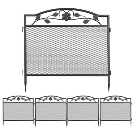 Heavy Duty Foldable Metal Indoor Outdoor Exercise Pet Fence Dog Playpen Kennel.