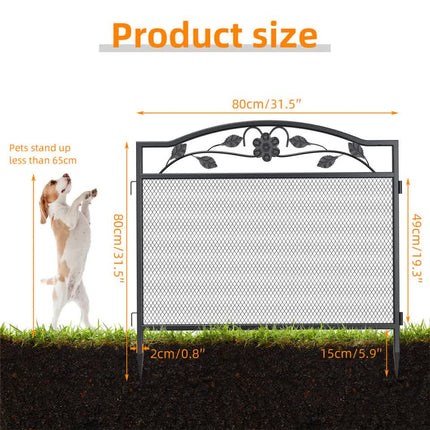 Heavy Duty Foldable Metal Indoor Outdoor Exercise Pet Fence Dog Playpen Kennel.