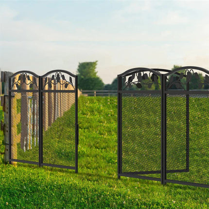 Fin Heavy Duty Dog Play Pen Enclosure Whelping Cage With Fertility Mat Puppy Playpen 60x110cm.