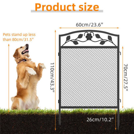 Fin Heavy Duty Dog Play Pen Enclosure Whelping Cage With Fertility Mat Puppy Playpen 60x110cm.