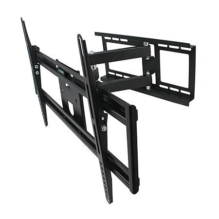 32"-65" Heavy Duty Wall Corner Tv Mount Articulating Premium Swing Arm Bracket.