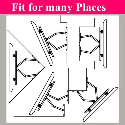 32"-65" Heavy Duty Wall Corner Tv Mount Articulating Premium Swing Arm Bracket.