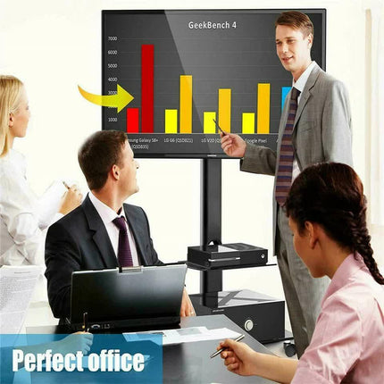 Heavy Duty Swivel Floor TV Stand Tall Corner TV Mount Stand for 32-70" LCD LED.
