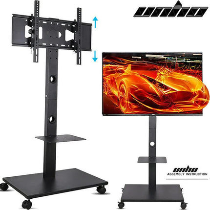 Home Theatre/ School Display Stand Mobile Tv Trolley Floor Stand Bracket 32-70".