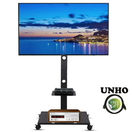 Home Theatre/ School Display Stand Mobile Tv Trolley Floor Stand Bracket 32-70".