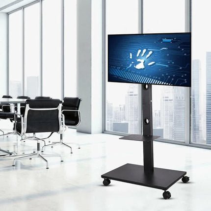 Home Theatre/ School Display Stand Mobile Tv Trolley Floor Stand Bracket 32-70".