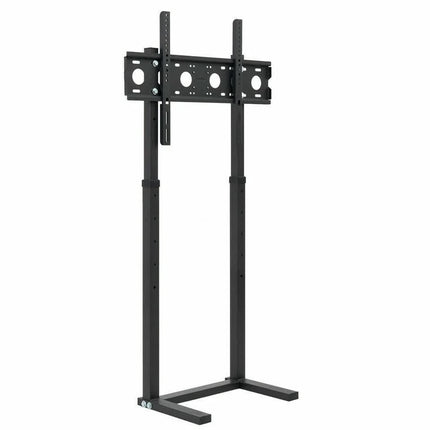 Double Pole Adjustable Tv Cart Floor Stand Mount For 32 to 65Inch.