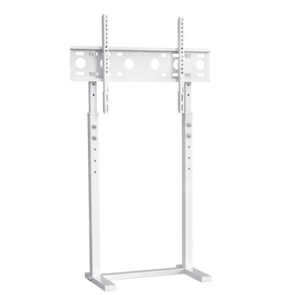 32-60 Inch TV Floor Stand Base - Universal Large TV Mount Holder Bracket - Adjustable Freestanding TV Stand for Living Room Bedroom - White.