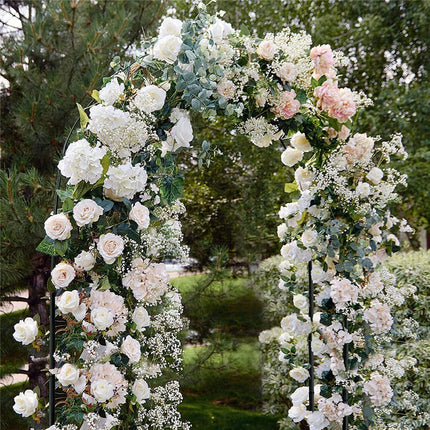 Rustproof Metal Garden Patio Arch Rose Arbour Archway Climbing Plant Trellis AU.
