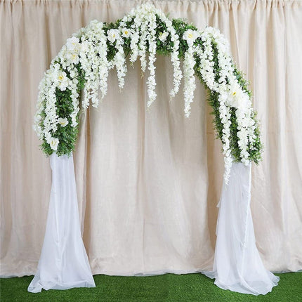 Rustproof Metal Garden Patio Arch Rose Arbour Archway Climbing Plant Trellis AU.