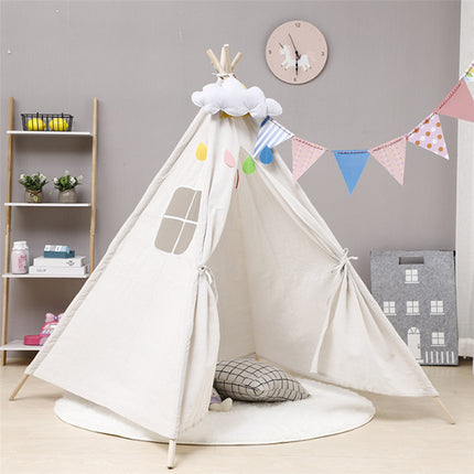 Folding Kids Tent Wigwam Teepee Childrens Play House Indoor Outdoor Girls Boys.