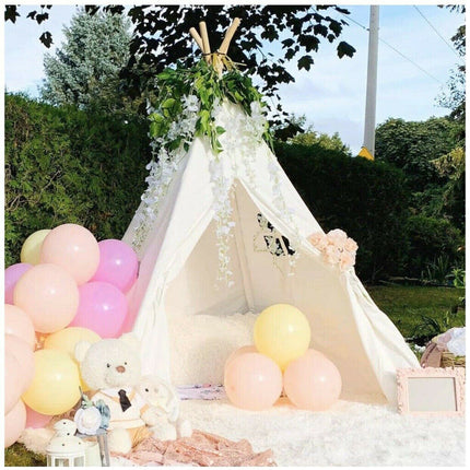 Folding Kids Tent Wigwam Teepee Childrens Play House Indoor Outdoor Girls Boys.