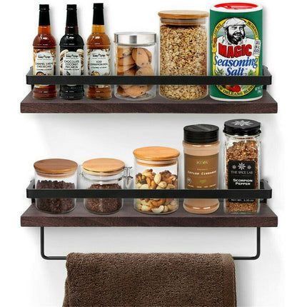 2-Tier Kitchen Spice Rack Storage Organizer Seasoning Bottle Stand Shelf Holder.