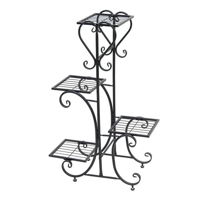 4-Tier Heavy Duty Plant Potted Stand Flower Planters Display Rack Outdoor Indoor.