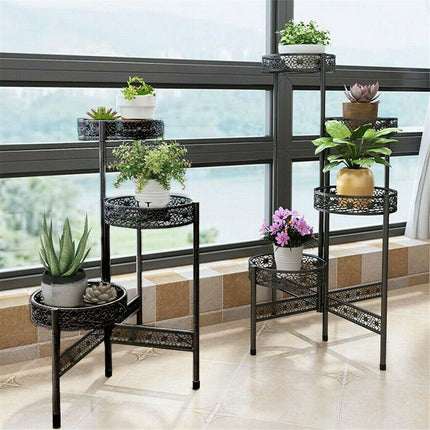 Premium Quality Black Metal Plant Stand.