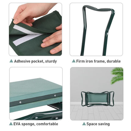 Garden Kneeler PRO Thick EVA Folding Kneeling Pad Seat Padded Stool Gardening Be.