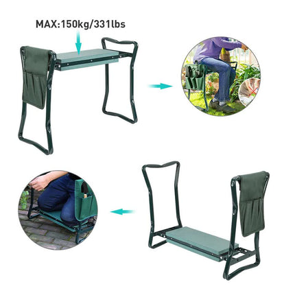 Garden Kneeler PRO Thick EVA Folding Kneeling Pad Seat Padded Stool Gardening Be.