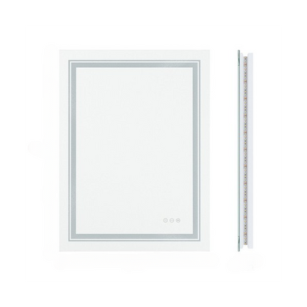 Modern Luxury: LED Mirror with Defogger 600*800mm Double LED.
