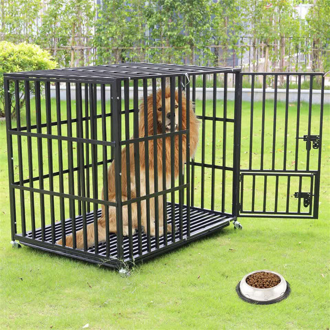 Heavy Duty Dog Cage with Lock & Bottom Tray XXL.