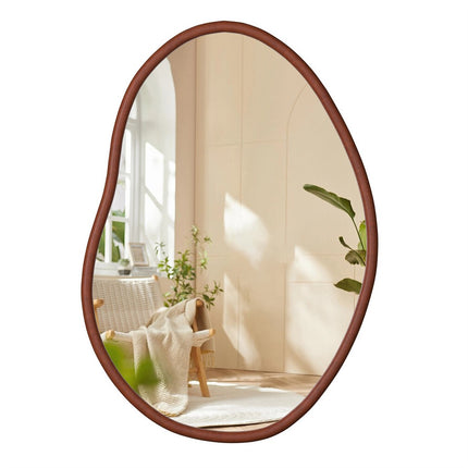 Wooden Frame Wall Mirror - Entryway & Hall Decor.