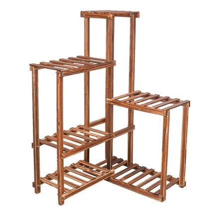 Premium Pine Wood 6-Tier Plant Stand.