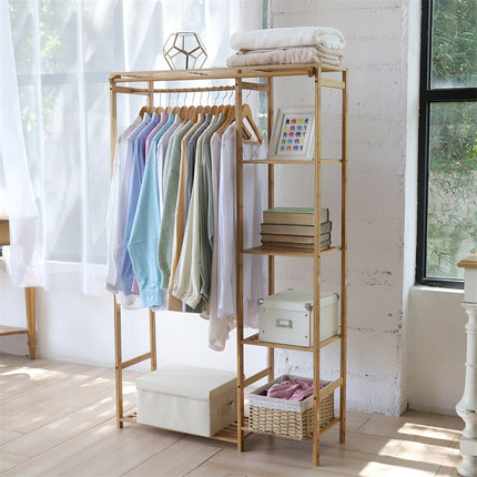 Open Wardrobe Clothes Rail Rack Hanging Garment Heavy Duty Organizer Coat Shelf.