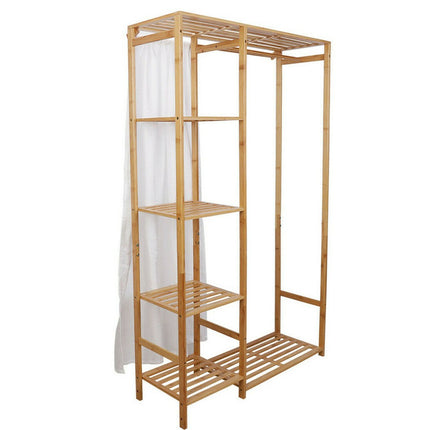 Open Wardrobe Clothes Rail Rack Hanging Garment Heavy Duty Organizer Coat Shelf.