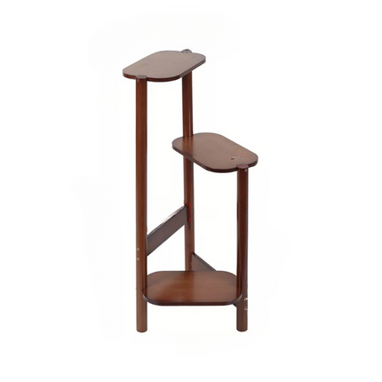 3 Tier bamboo plant stand for garden and living room-Brown.