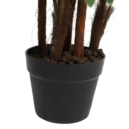 Artificial Wide Leaf Fan Palm Tree 90cm.