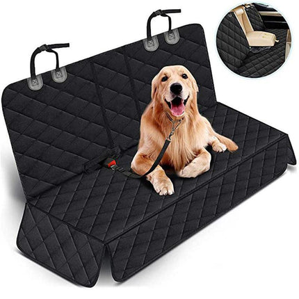 Universal Waterproof Dog Car Seat Cover with Non-Slip Backing - Pet Travel Protection Mat.