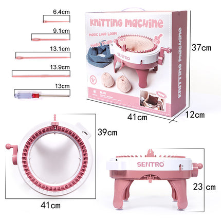 Sentro Knitting Machine - DIY Loom for Hats, Scarves, and More | 40 Needle Knitter for Kids & Adults.