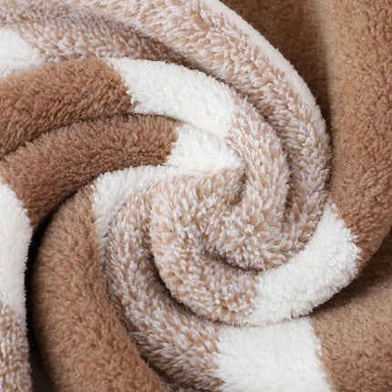 Luxury Cotton Striped Towel Set - 6 Piece Set (2 Hand Towels, 2 Bath Towels, 2 Washcloths), Ultra Soft and Absorbent  (Green).