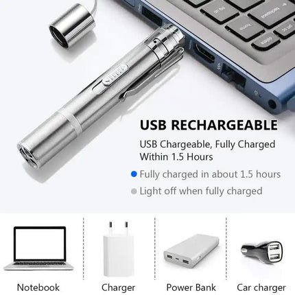 2PCS USB Rechargeable Multifunctional Laser Pointer for Cats - Interactive Toy with Star and Butterfly Patterns.