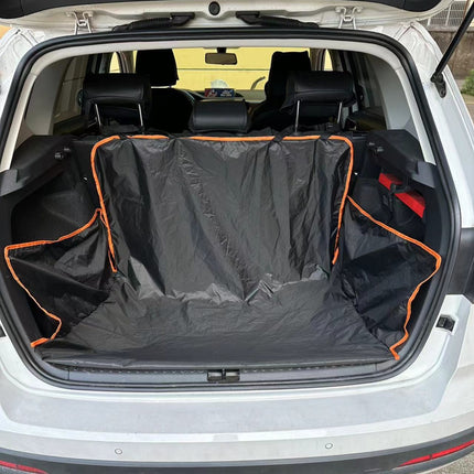 Waterproof Dog Car Seat Cover for SUVs - Rear Cargo Liner for Large Pets, Anti-Scratch and Anti-Dirty Design.